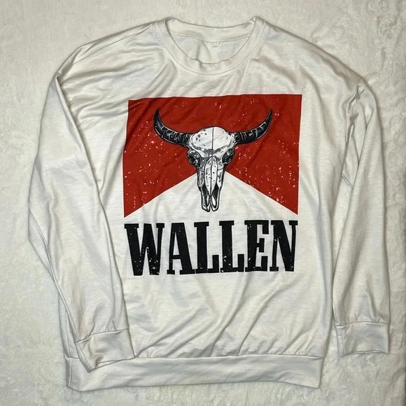 Morgan Wallen Sweatshirt Country Music Size S - Picture 1 of 4